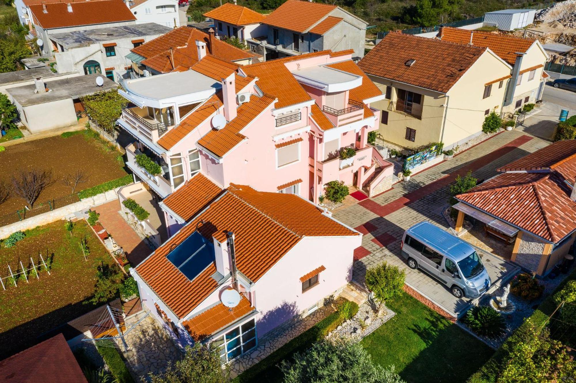 Villa Dalmatina Zadar Mit Pool Exteriör bild