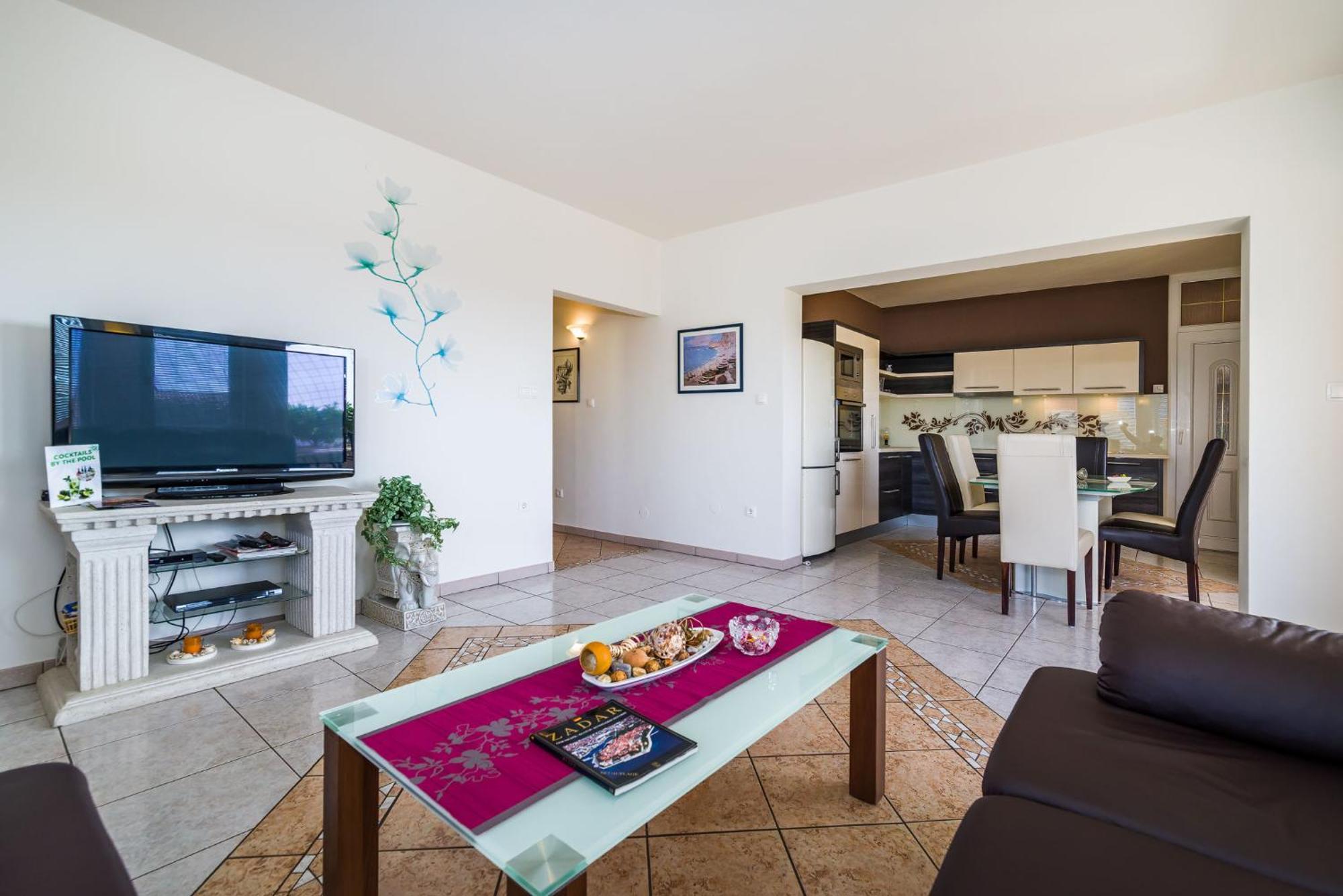 Villa Dalmatina Zadar Mit Pool Exteriör bild